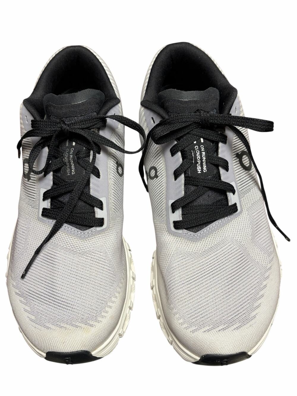 On Running Cloud Running Shoes Gray Black Women Size 9.5 EU 41 Athletic Sneaker